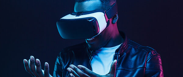 African man enjoying opportunities of virtual reality